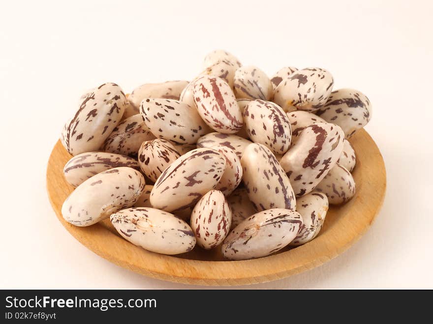 Plate with group of beans