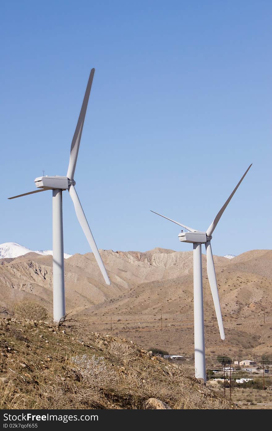 Wind turbines for clean energy