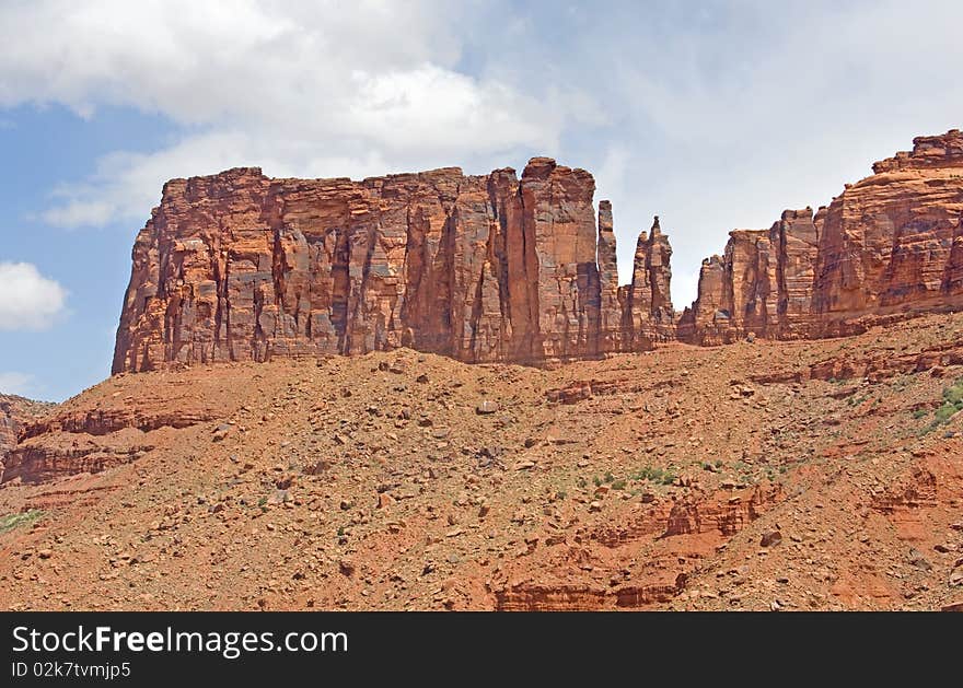 Rock formations in Arches Park, Utah. Rock formations in Arches Park, Utah