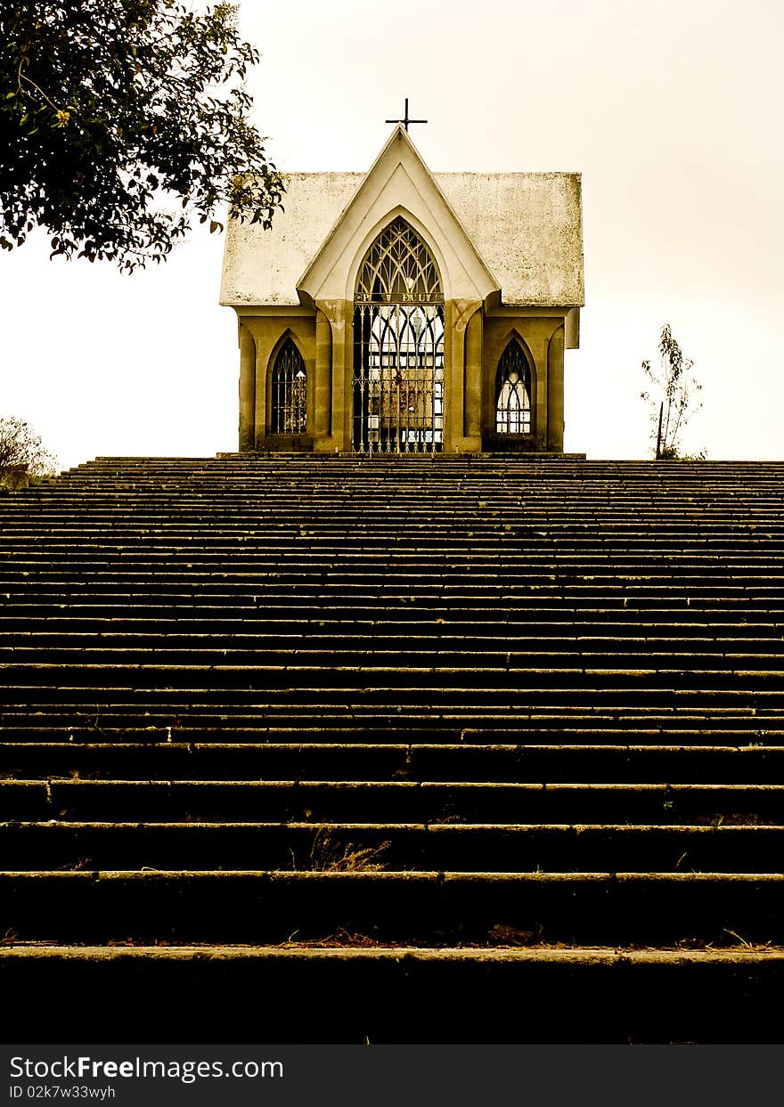 The church,  stairway to heaven