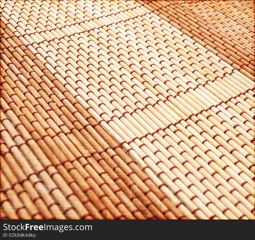 Abstract background in the form of a straw mat