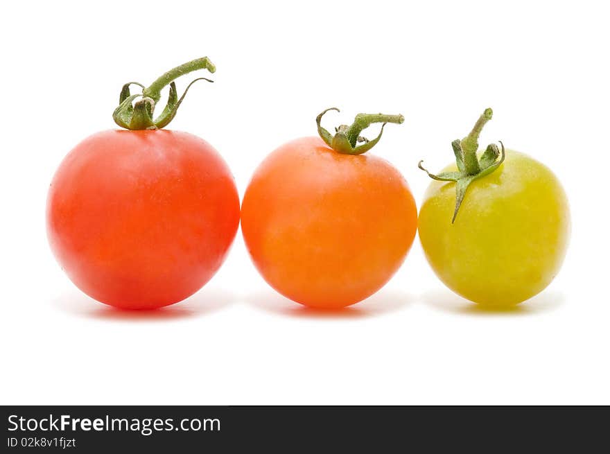 Fresh tomato isolated on white background