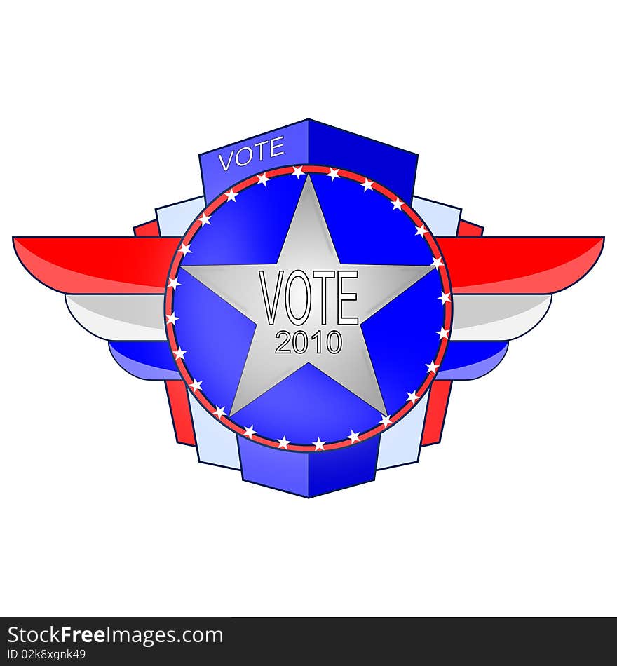 Vector 2010 Election Emblem