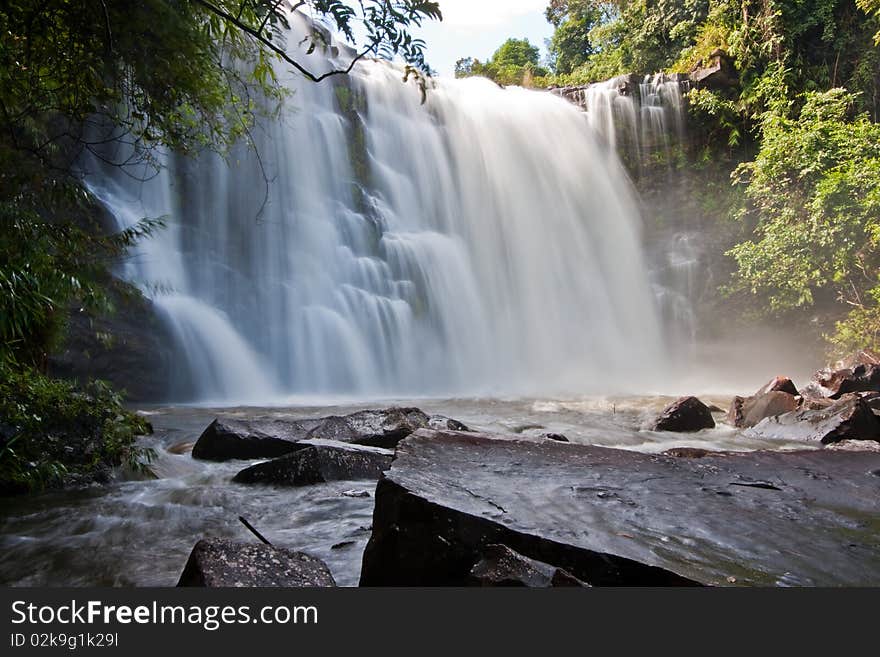 Waterfall in national park image