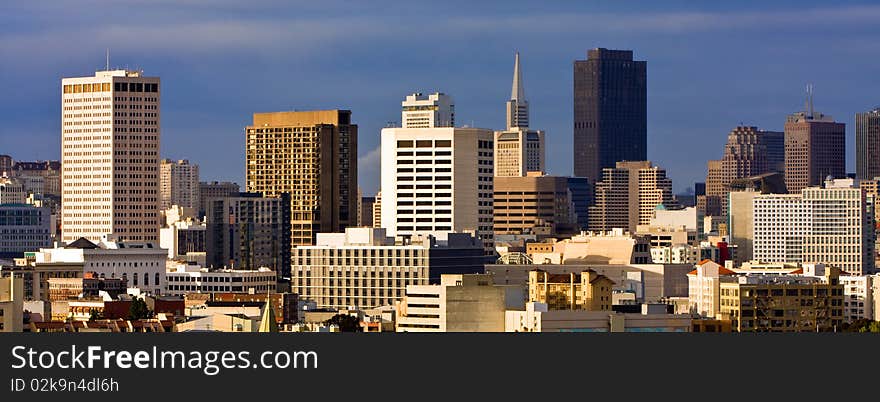 San Francisco Cityscape Panorama