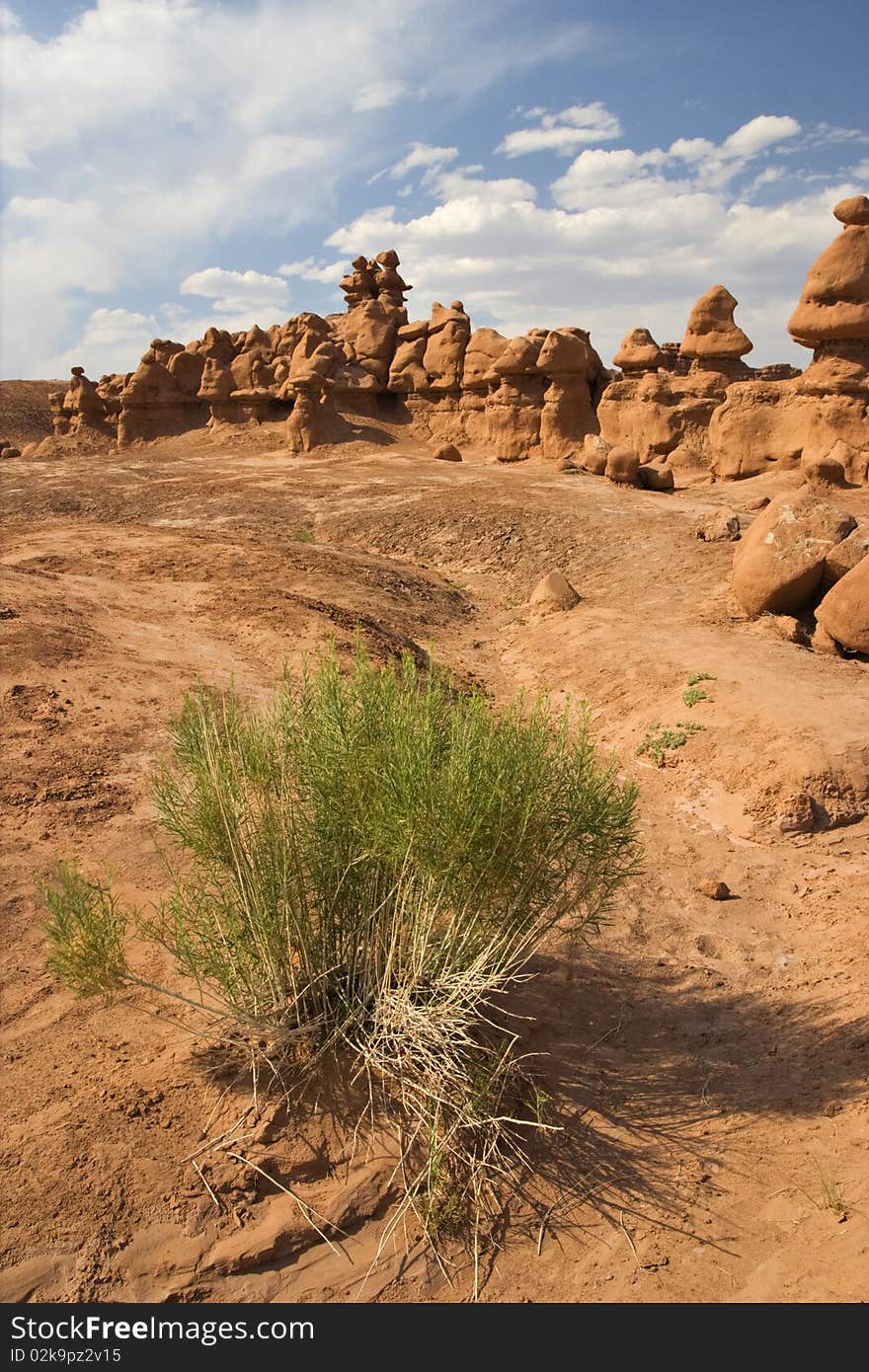 Rock formation in Goblin Valley State Park. Rock formation in Goblin Valley State Park