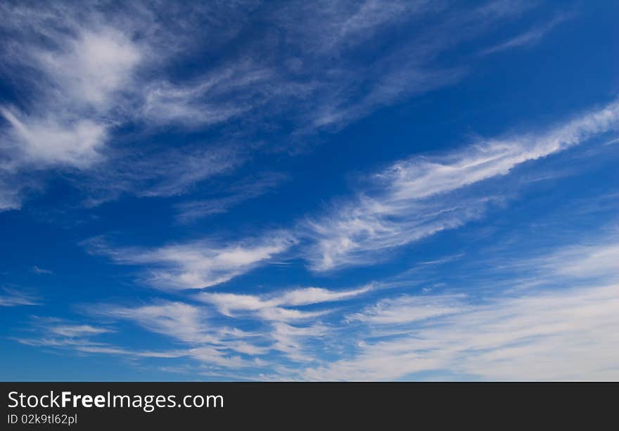 The beautiful sky with clouds. The beautiful sky with clouds.