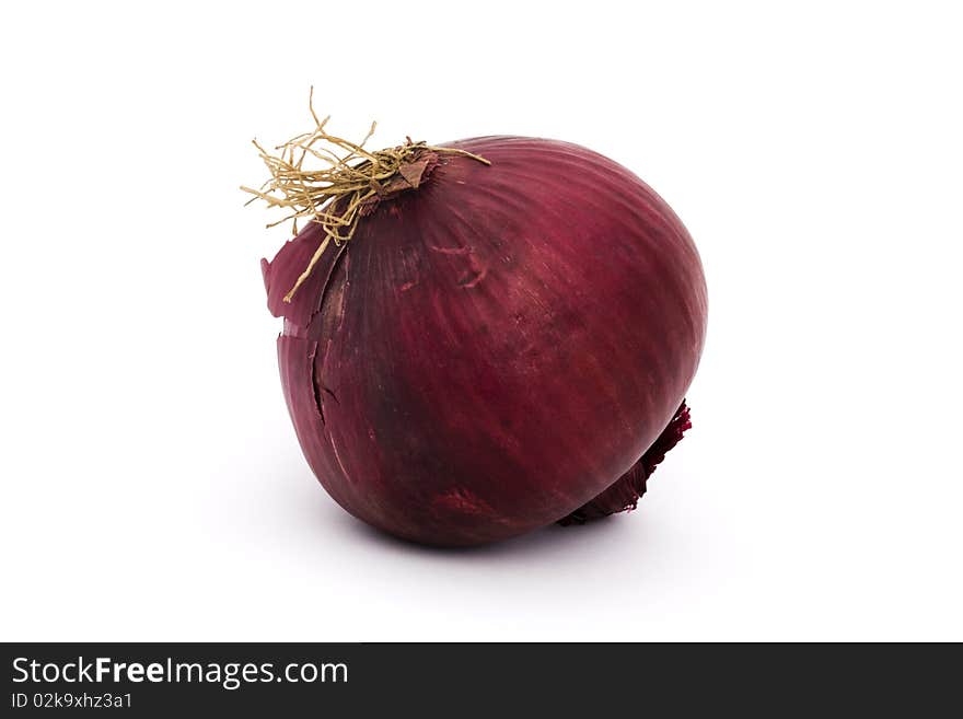 Whole organic red onion