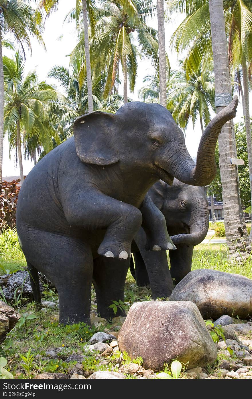 Sculptures Of Elephants