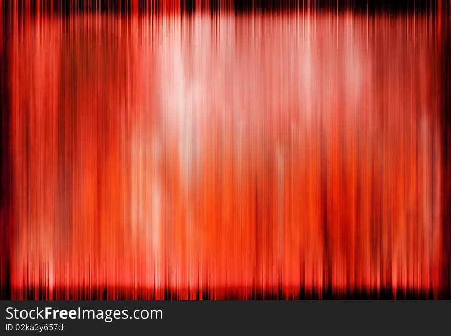 Abstract Red Blur With A Frame