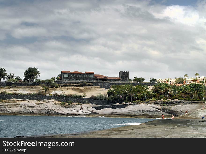 Tenerife Coast With Fort