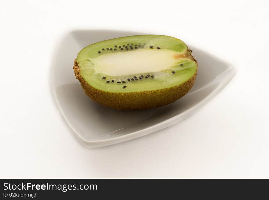 Kiwi On Plate