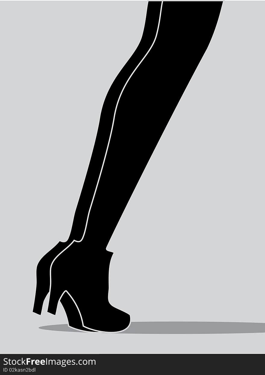 Two women legs