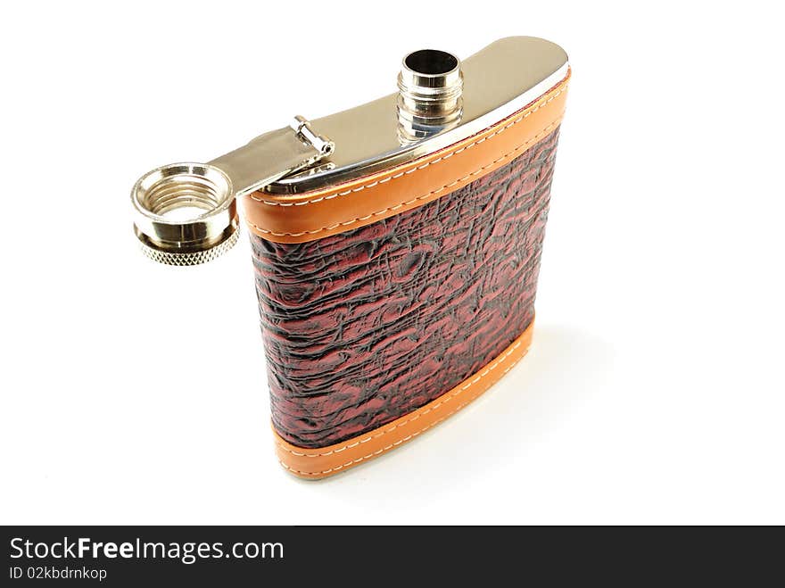 Flask of cognac