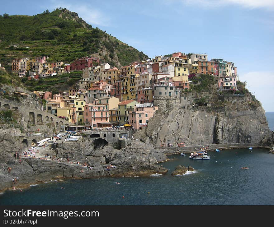 View of Vernazza, Cinque Terre, Italy