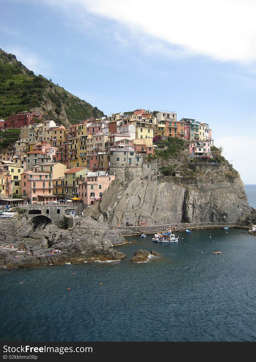 View of Vernazza, Cinque Terre, Italy