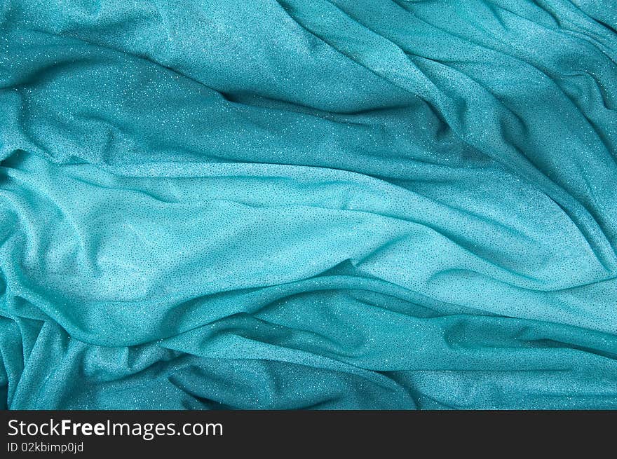 Green textile background