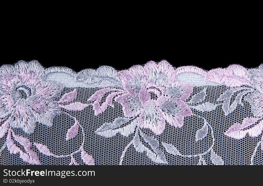 Rose lace with pattern