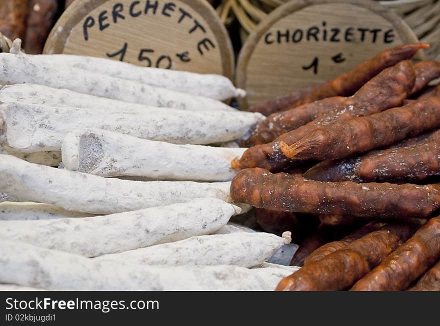 Selection of French Sausages