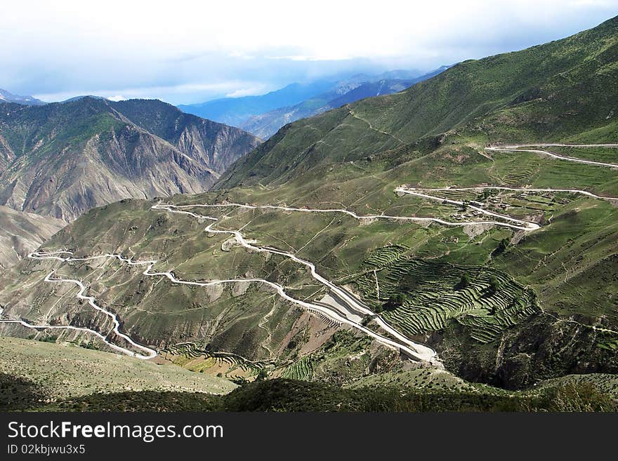 Scenery in Tibet