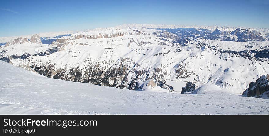 Italien Dolomite - panorama