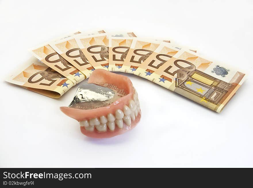 Money and denture