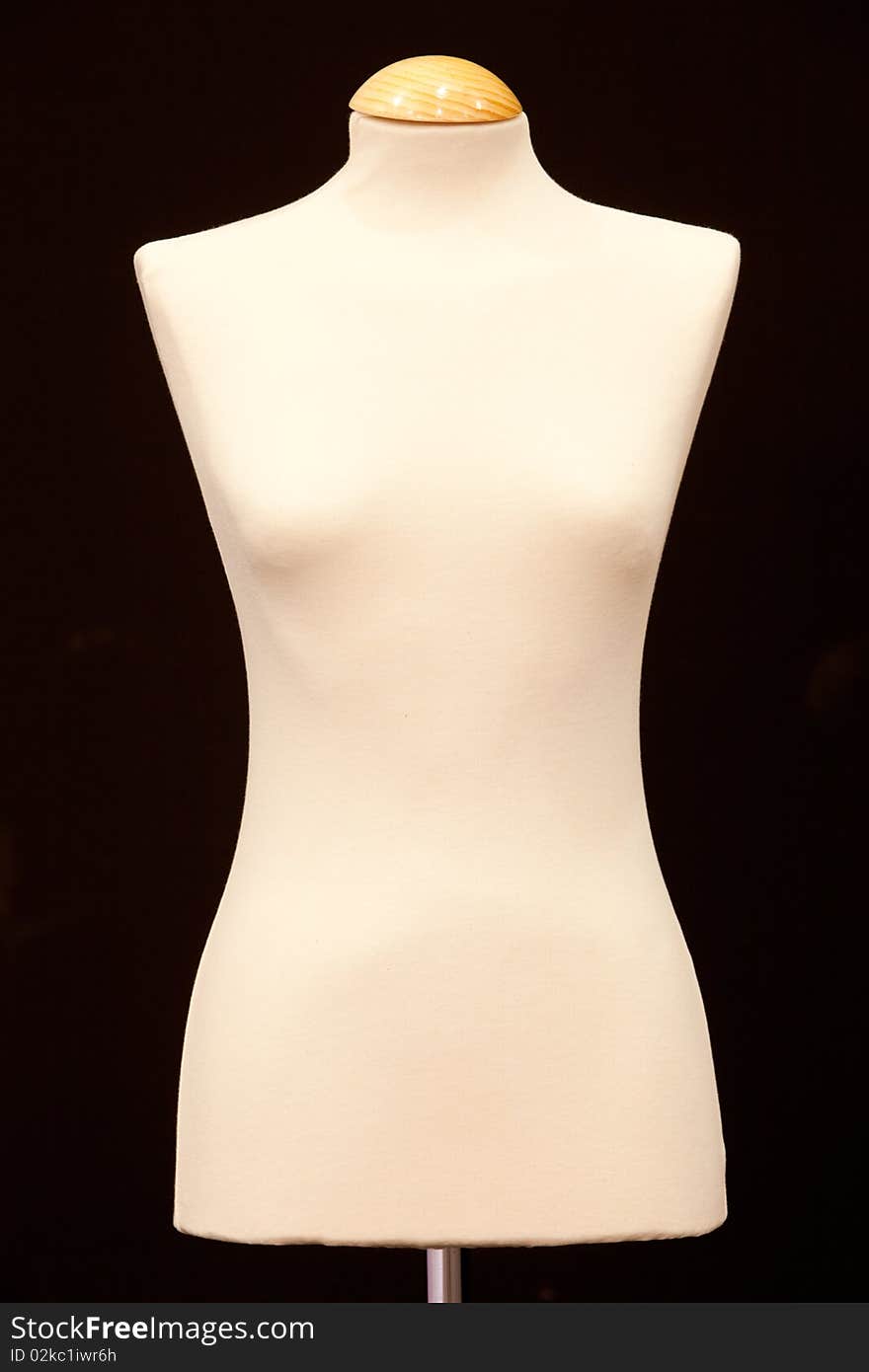 Bare-breasted Mannequin