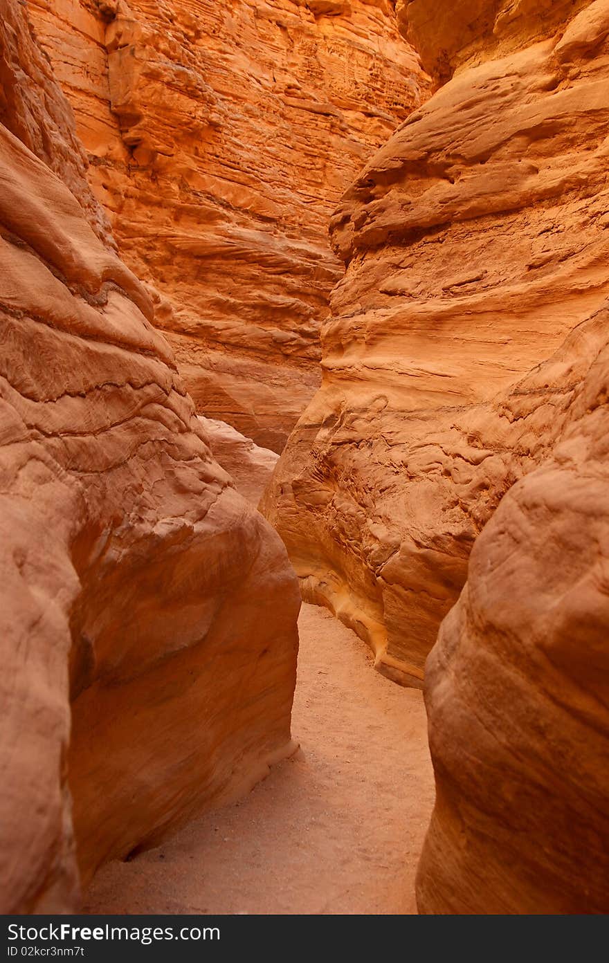 Image of a beautiful coloured canyon - Sinai Peninsula, Egypt.