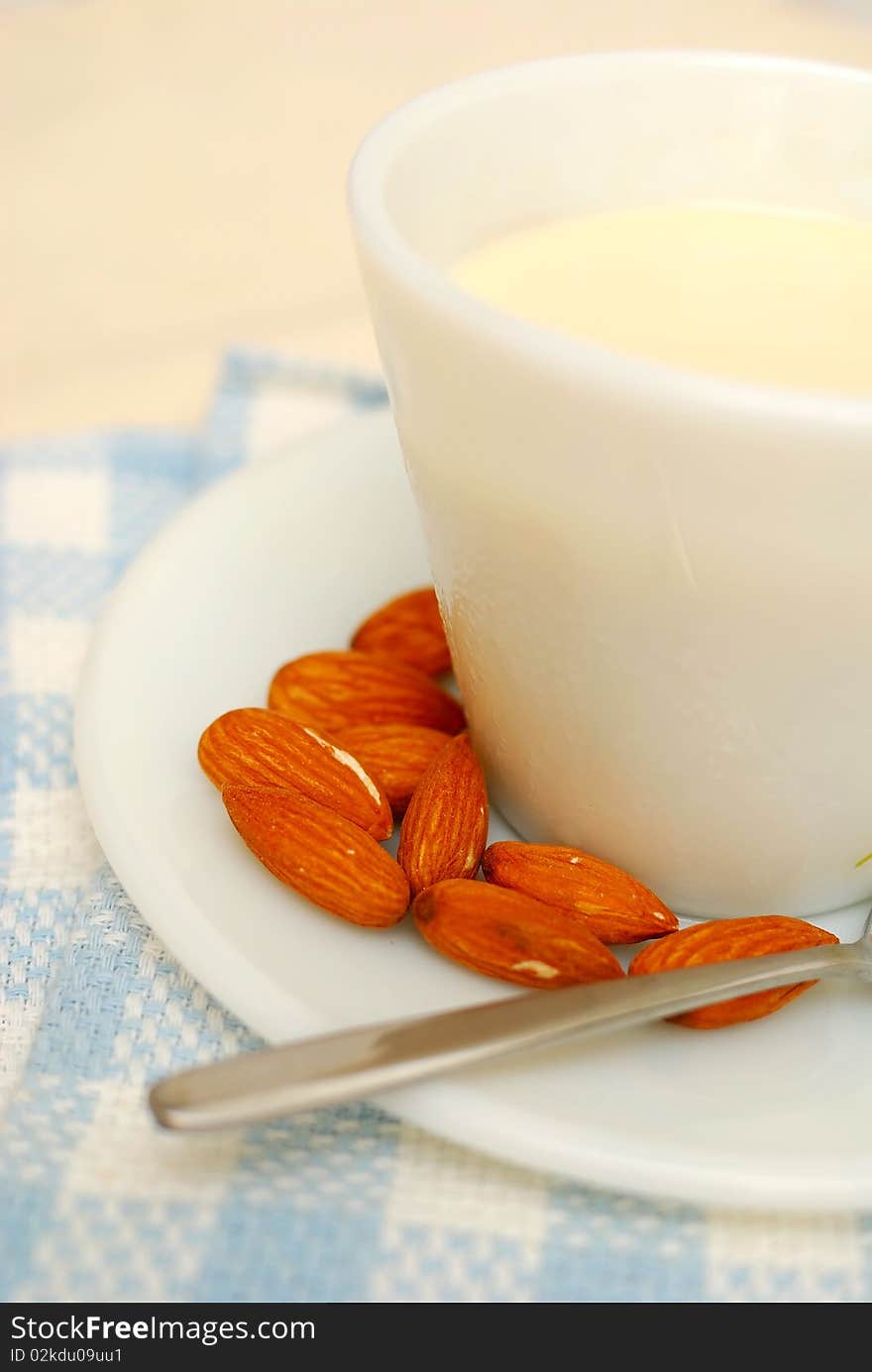 Healthy and nutritious almond drink. Almond is used in Chinese desserts and cuisine. For food and beverage, and diet and nutrition concepts. Healthy and nutritious almond drink. Almond is used in Chinese desserts and cuisine. For food and beverage, and diet and nutrition concepts.