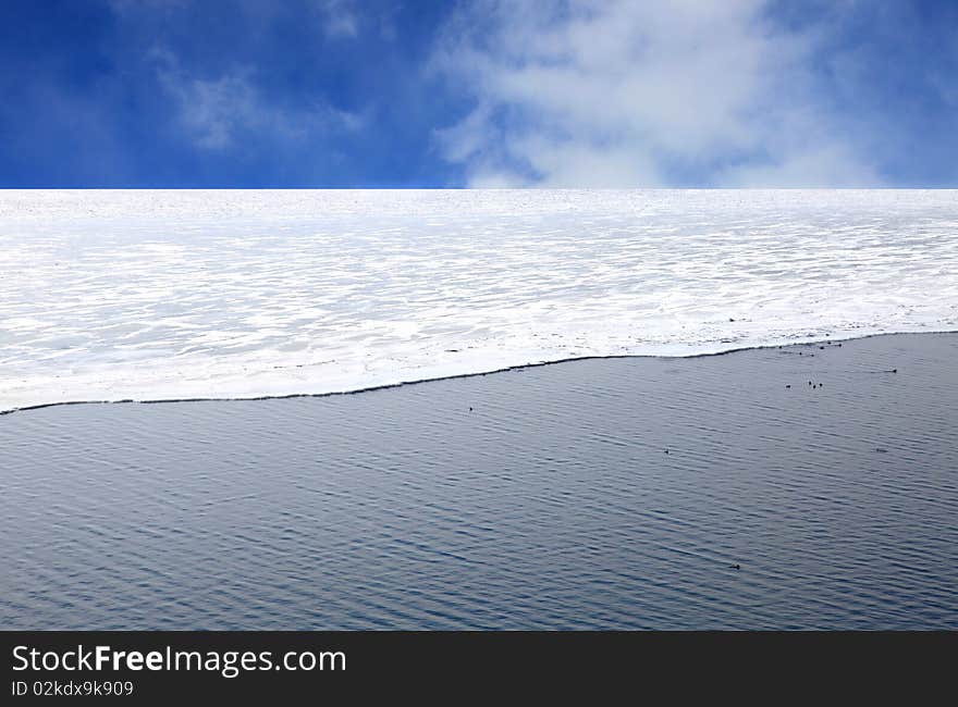 Frozen Lake Baikal