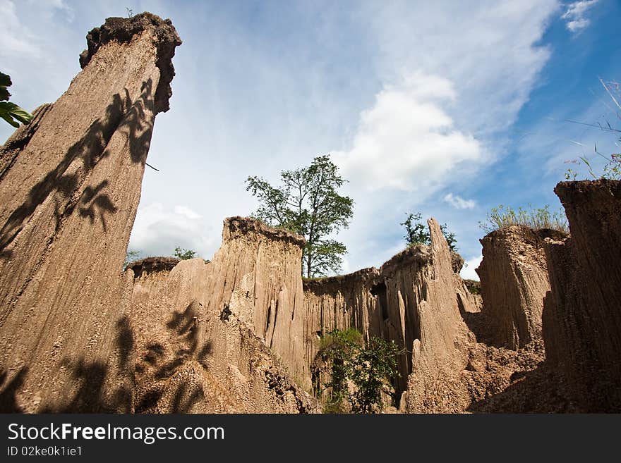 Mini Canyon in Thailand