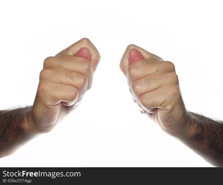 Two hands performing a yoga mudra, a pose of hands good for luck and protection. Two hands performing a yoga mudra, a pose of hands good for luck and protection.