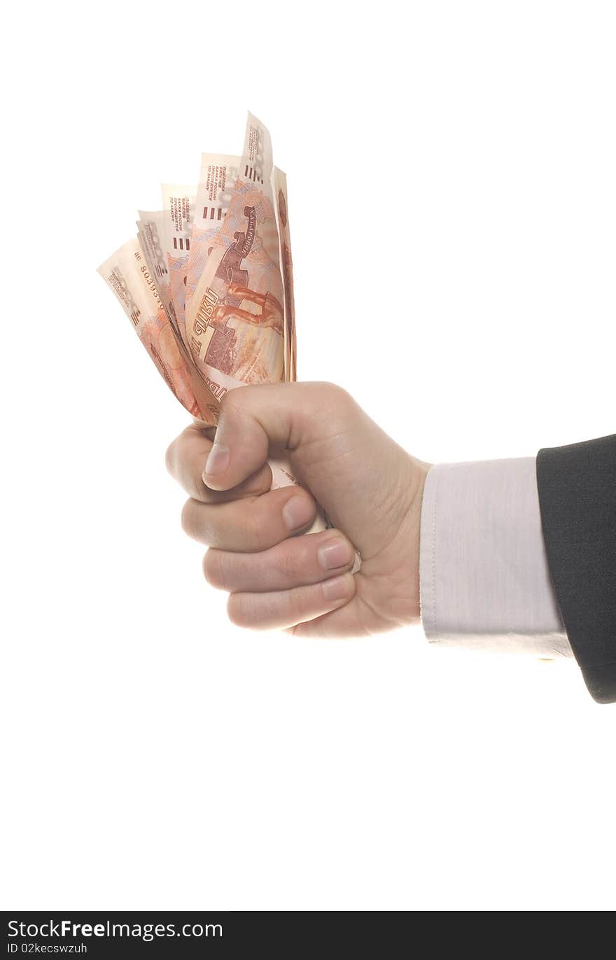 Businessman Hand With Money