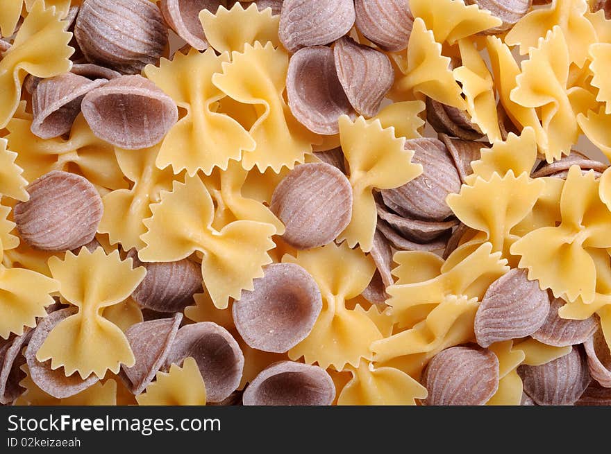 Italian Farfalle And Orechiette