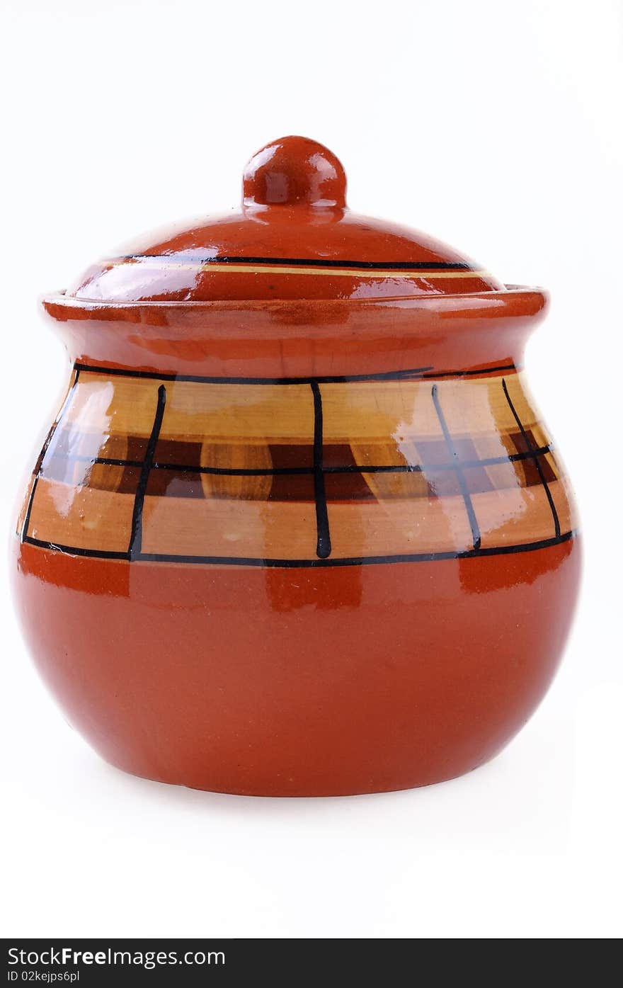 Ceramic pattern pot