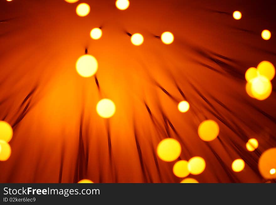 Fiber Optics. Abstract blured background