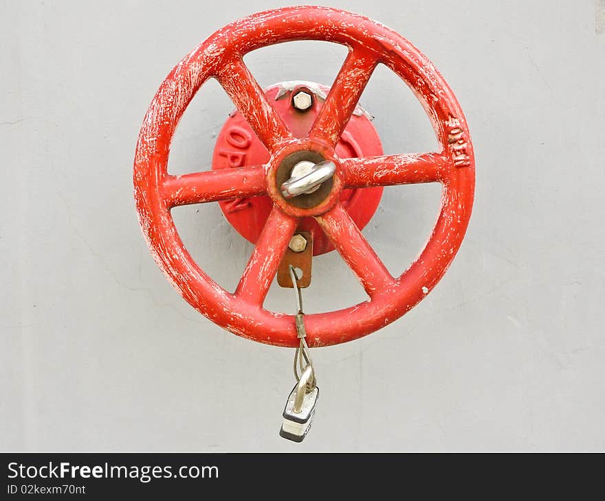 Detail of a sprinkler system in a industrial factory. Detail of a sprinkler system in a industrial factory