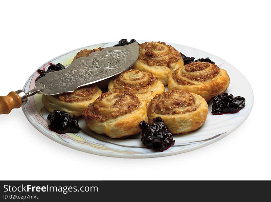 Cookies located on a dish