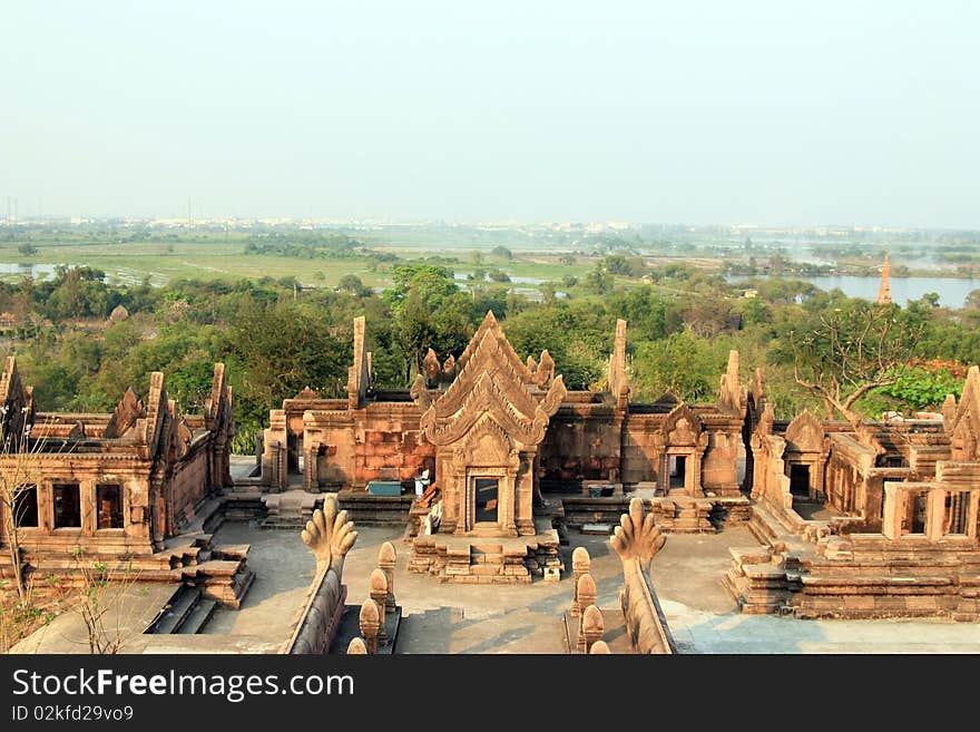 The reproduce city of khoaprawiharn in Thailand