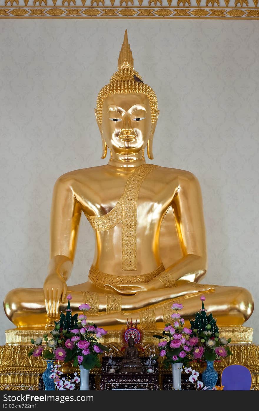 Buddha at Chachoengsao city in Thailand. Buddha at Chachoengsao city in Thailand.