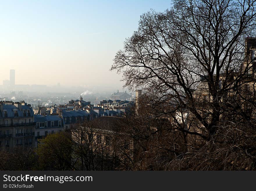 Frosty morning in Paris 1