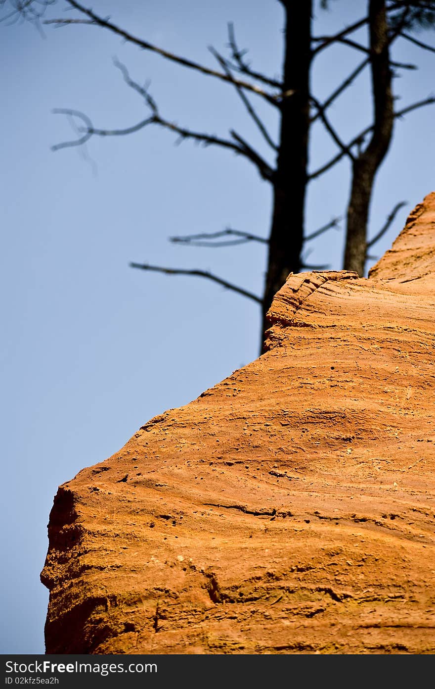 Ochre in the sun