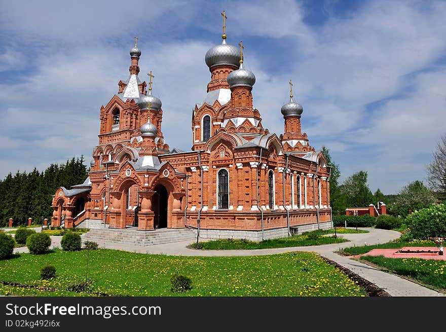 Krestovozdvizenskaya Church in Istra.Russia.