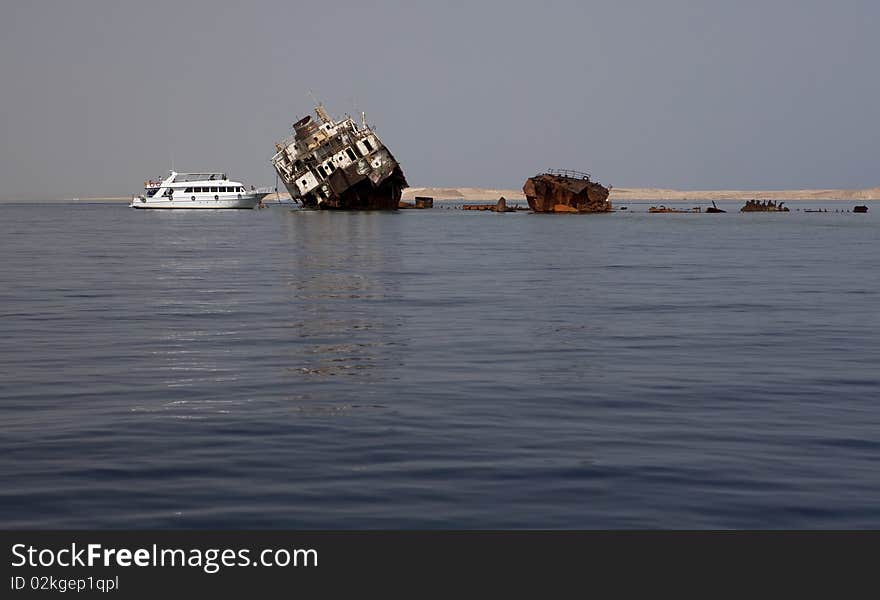 Sunken Russian Ship.