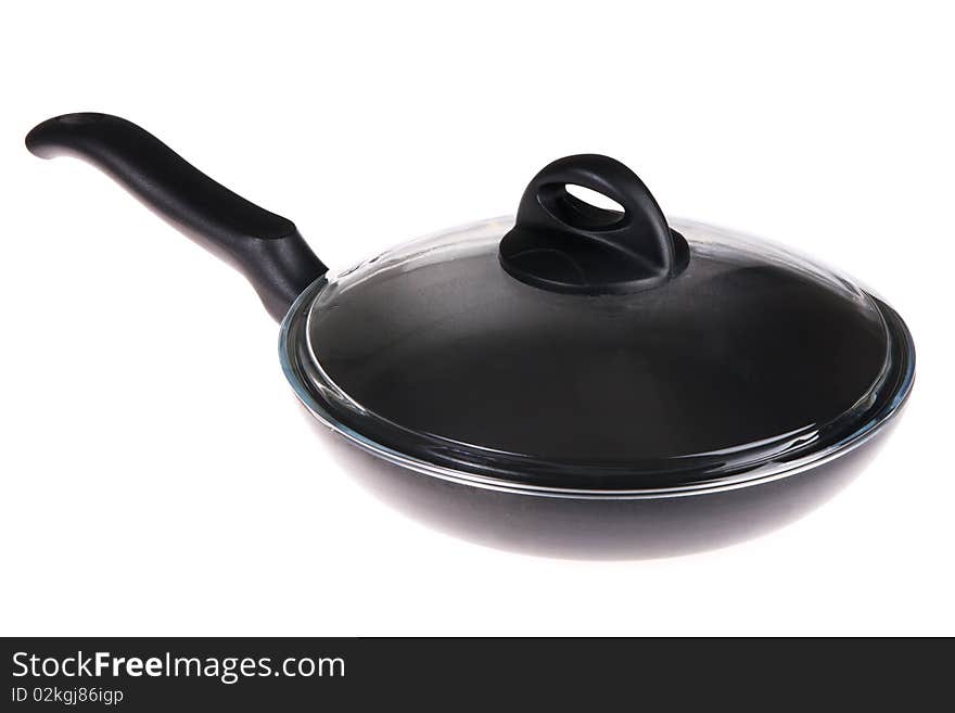 Frying pan, isolated on white background