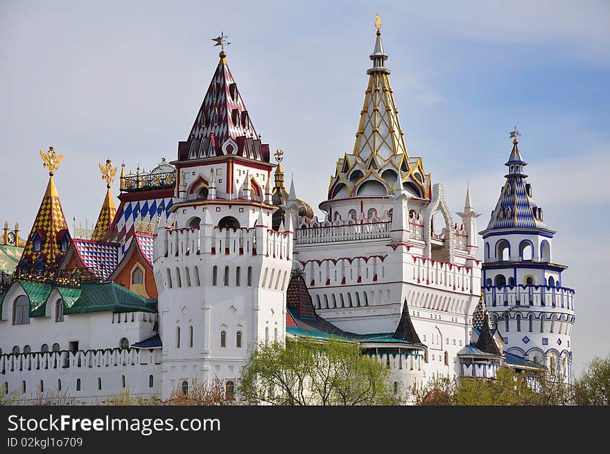 Castle in Izmailovo (Vernisag).Moscow.