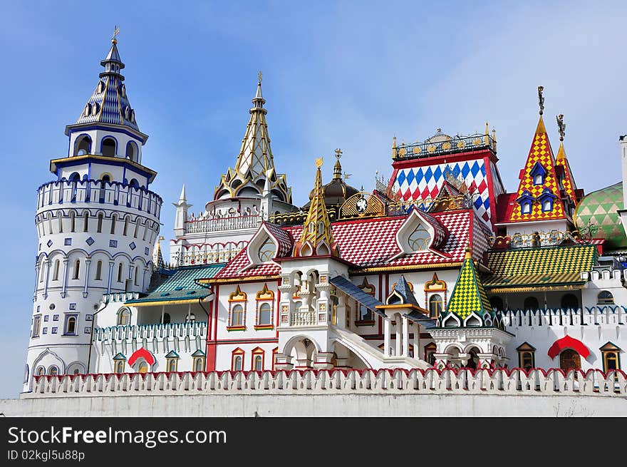 Castle in Izmailovo (Vernisag).Moscow.