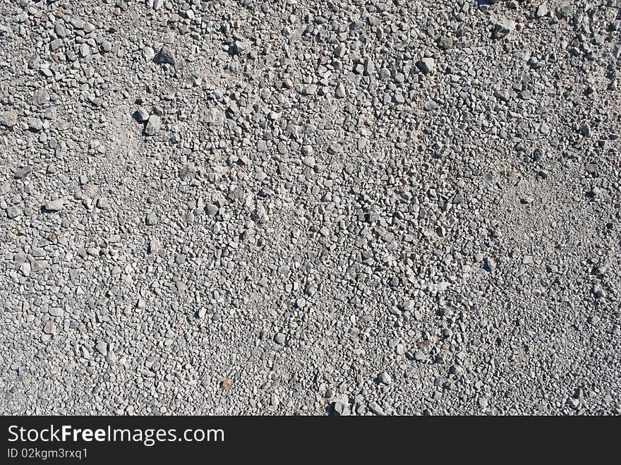 Pattern of gravel for background