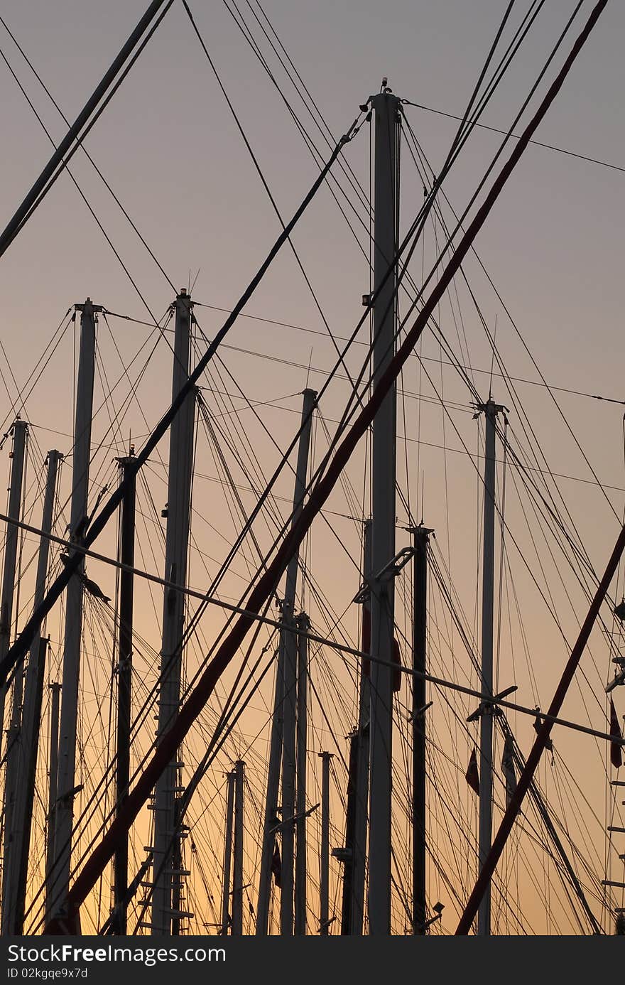 Mast Of Sailboat