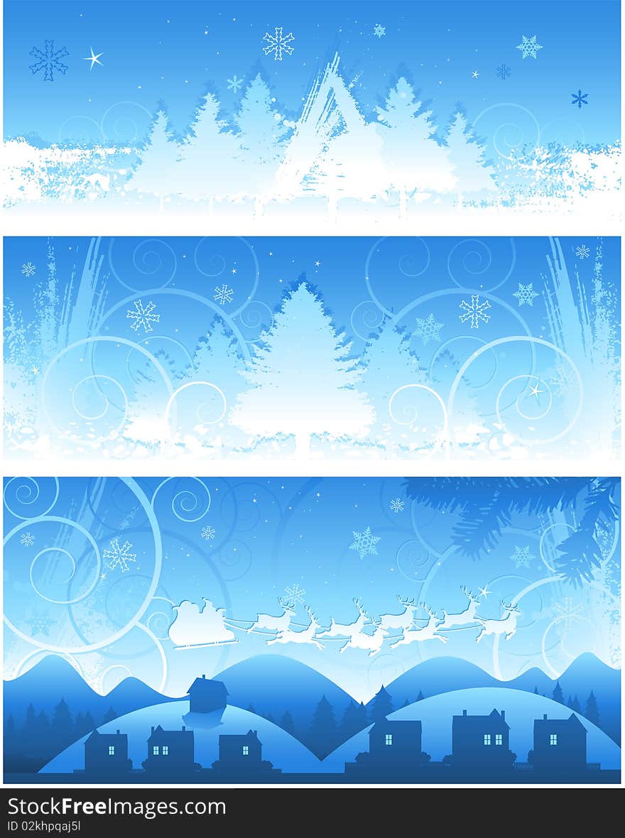 Christmas banner background